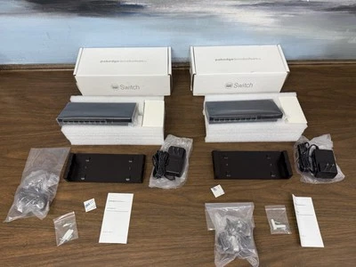 LOT OF 2 Pakedge SE-8-EP 8 Port Gigabit Network Switch NEW - Image 1 of 4