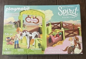 Playmobil DreamWorks Spirit Riding Free Abigail & Boomerang Horse Stall Playset - Picture 1 of 24