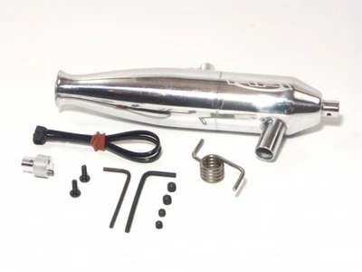HPI Aluminium Polished Savage Tuned Pipe - HPI86138 - Image 1 of 2