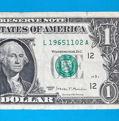 1965 November 2 (L 19651102 A) BIRTHDAY $1 One Dollar Bill - Image 1 of 3