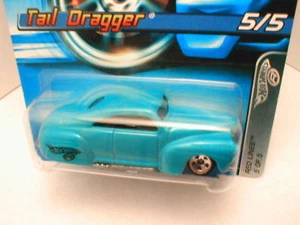 Hot Wheels 2005 #100 TAILDRAGGER aqua/teal redline series #5 Kmart exclusive - Picture 1 of 1