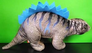 Adventure Planet Stegosaurus Dinosaur Gray/Blue 17" Plush Stuffed Animal - Picture 1 of 4