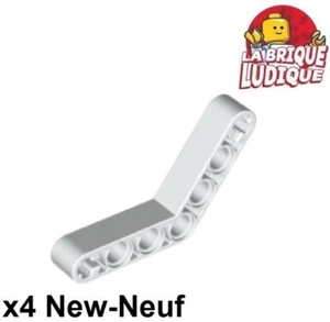 Lego Technic 4x Liftarm 1x7 (4-4) bent thick courbe blanc/white 32348 NEUF - Picture 1 of 1