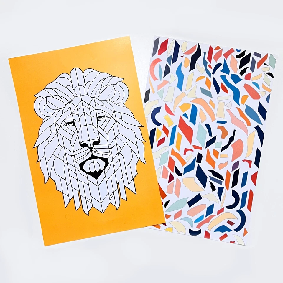 Lion Jigsaw Puzzle Poster- Fun & Challenging for All Ages, 173 Pieces, Gift Idea - Image 1 of 4