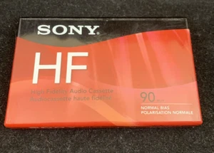 Sony HF High Fidelity Blank Audio Cassette Tape 90 Min (New!) - Picture 1 of 3