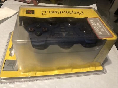 Officially Licensed Sony Playstation 2 Katana Wireless Controller blue new seale - Image 1 of 4