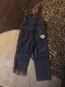 Wrangler Overall Lined Denim Blue 5T new - Picture 1 of 11