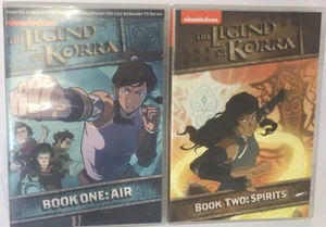 Legend of Korra DVDs Books: 1 and 2 (Air and Spirits) - Free Shipping! - Foto 1 di 3