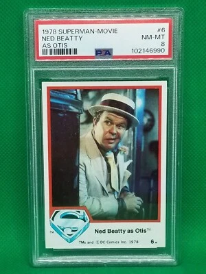 🌌1978 Topps Superman-Movie #6 "Ned Beatty as Otis"🌌 PSA 8 NM-MT ~ NONE Higher! - Image 1 of 2