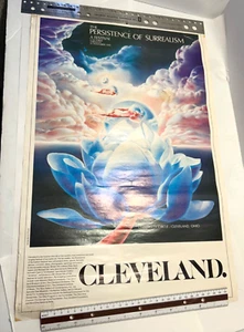 Póster vintage del festival de arte de la persistencia del surrealismo Cleveland 3/10-15/1979 - Imagen 1 de 24
