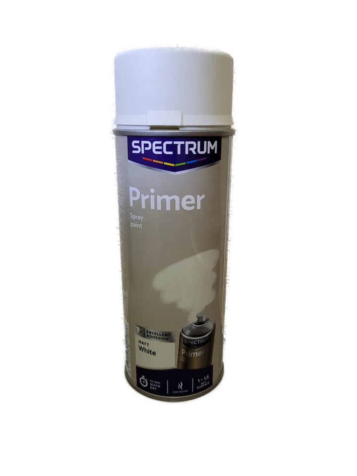 Basisgrundierung Weiß Spray 400ml Primer Haftgrund Holz Stein Kunststoff  Beton - Bild 1 von 1
