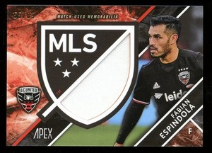 2016 Topps Apex MLS Soccer Match Used Jumbo RELIC #55/89 - FABIAN ESPINDOLA