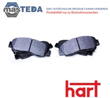 262 487 SET BRAKE PADS REAR BRAKE BLOCKS HARD NEW OE QUALITY