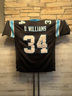Camiseta autografiada de DeAngelo Williams Panthers Foto 1 de 4
