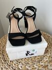 Women's Matte Black Sal Heels - A New Day, Size 10