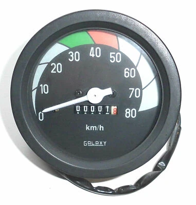 Velocímetro Galaxy 60 mm Einbauma Puch Kreidler Zündapp Herculessachs KTM ciclomotor Mokick Foto 1 de 4