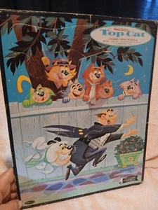 VTG TOP CAT HANNA BARBERA FRAME TRAY PUZZLE WHITMAN 11.5 X 14.5 COMPLETE 1961 - Picture 1 of 20