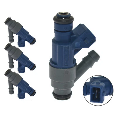 4x Inyectores de combustible 0280155791 para Volkswagen Beetle Golf Jetta 2,0 L I4 1998-2000 Foto 1 de 4