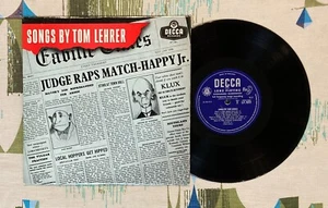 Songs by Tom Lehrer 10" LP UK Pressing EX/M- - Imagen 1 de 2