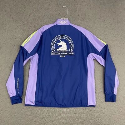 Chaqueta Adidas 2022 Boston Marathon para mujer grande para correr bordada mamá deportes Foto 1 de 4