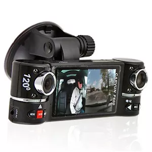 2.7" LCD DashCam Dual Camera Rotated Lens Car DVR Recorder Great For UBER Driver - Picture 1 of 1