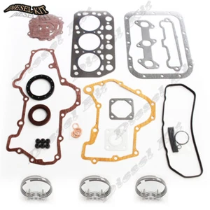 Mitsubishi K3D Engine Gasket Kit+Piston Ring MM436618 MM433046 MM434004 MM408445 - Picture 1 of 7
