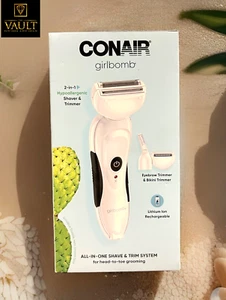 Conair GBLT42 GirlBomb All-in-One Sistema di rasatura e rifinitura - Nuovo, sigillato. - Foto 1 di 5
