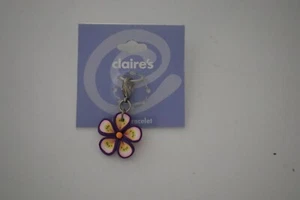 M2 Fimo Blume Clip On Charm für Armband Claire's Schmuck - Bild 1 von 2