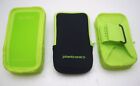 Lot of 3 Plantronics BackBeat FIT Neoprene Reversible Pouch Armband ONLY Green