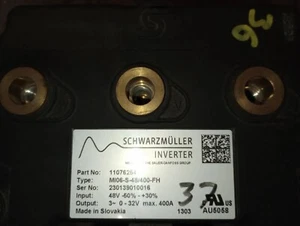 Schwarzmüller Wechselrichter 11076254 Mll06-S-48/400-FH Input 48V Output 32V Max 400A - Bild 1 von 8