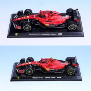 Bburago 1:24 SF-23 #16 / #55 Azerbaijan Grand Prix Version red Diecast Model Car - Picture 1 of 7