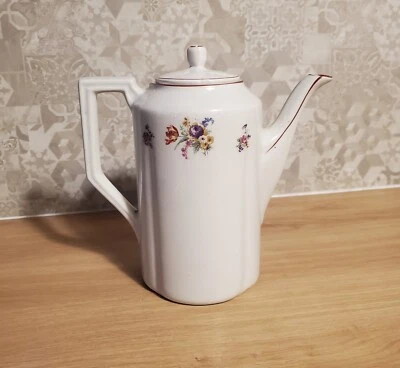 CAFETIERE ANCIENNE EN FAIENCE DE WASMUEL - Auguste Mouzin Céramique - 1900 - Photo 1/4