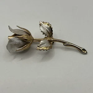 Vintage Rose Gold Tone Pin - Bild 1 von 7