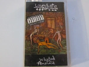 LOVE/HATE; 'Wasted In America' CASS; '92; Columbia; Very Good Condition! - Picture 1 of 2
