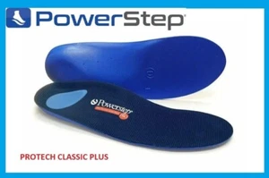 Powerstep Protech Classic Plus Orthotic Insoles Arch Support - Picture 1 of 3
