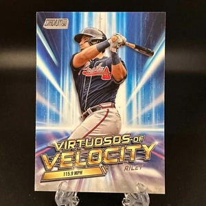 2023 Stadium Club Austin Riley Virtuosos Of Velocity #VV-18 Atlanta Braves - Picture 1 of 2