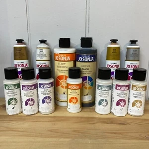 Drehende schillernde Farben, Gesso, Flow Medium, Jo Sonja - Bild 1 von 29