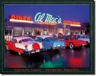 Diner Chevy Bel Air Corvette Drive-In US-Car Auto Deko Werbung Blechschild *594