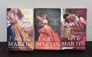 Historical Romance Books Lot Kat Martin - Picture 1 of 6