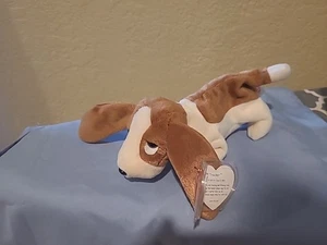 RARE Retired Ty Beanie Baby "Tracker" - Retired *WITH TAG ERROR - 1998 # Stamp - Bild 1 von 14