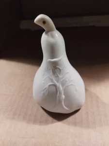 antiker Lebensbaum / Rebhuhn-in-einer-Birne-Baum Porzellan Glocke Ornament - Bild 1 von 4