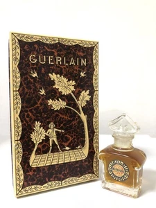 GUERLAIN Mitsouko extrait Baccarat Bottle Parfum 15ml / 0.5 fl oz SPLASH Vintage - Picture 1 of 4