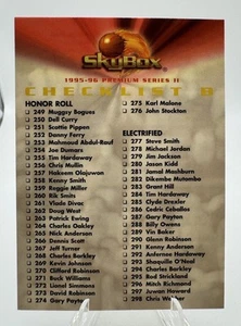 1995-96 Skybox Premium Basketball Series 2 Checklist #300 - Picture 1 of 2