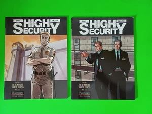 2 Comics-High Security Part 1 and 2 De Bewakers van de Tempel- Dutch-First Edit - Bild 1 von 2