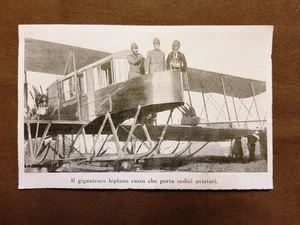 Sikorsky Ilya Muromets nel 1915 Biplano 16 aviatori Igor Sikorsky Aeronautica - Bild 1 von 1