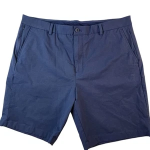 Vineyard Vines OTG Shorts Men 36 Navy Blue 9" On The Go Performance Golf Stretch - Picture 1 of 7