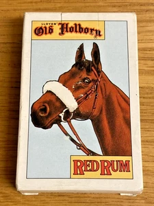 *** Vintage Old Holborn Red Rum Playing Cards - New & Sealed *** - Bild 1 von 5