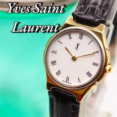 SAINT LAURENT (YSL) Orologio Yves Saint Laurent Roman rotondo 1038 autentico