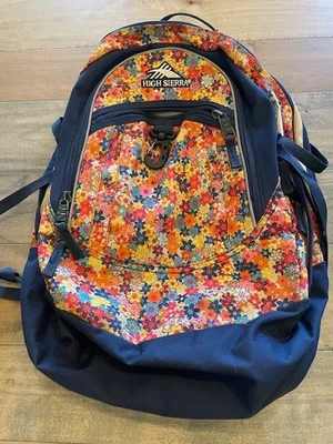 HIGH SIERRA 轻便背包 花朵图案 大号 — 第 1/4 张图片