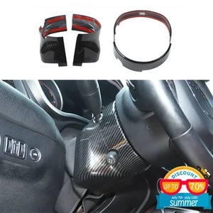 Cubierta de la base del volante de fibra de carbono para Dodge Durango 2011+ accesorios - Imagen 1 de 8